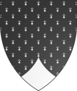 De contre-hermine à la pointe d'argent